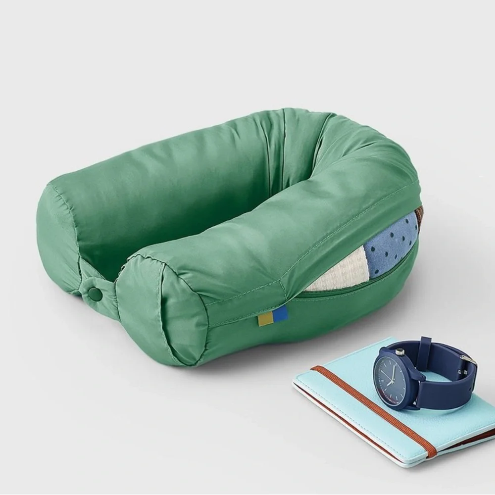 Open Story Stuffable Neck Pillow NIB